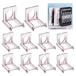 Unique Bargains - 10pcs Book Display Stands, 2" Adjustable Display Holder Mini Clear Easel Collector Stand for Comics, Magazines, DVDs