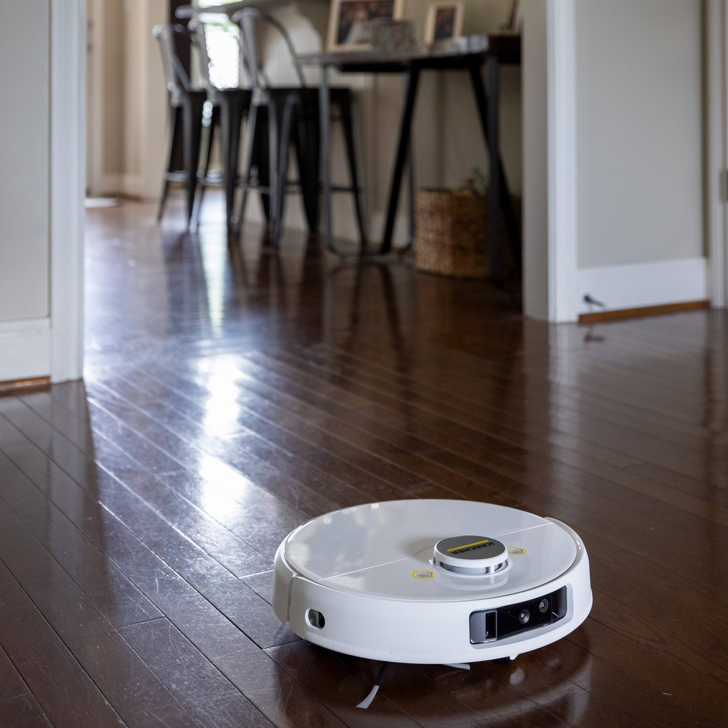 Back. Karcher - RCV 5 Robot Vacuum & Mop: 5000Pa Suction, LiDAR & AI Navigation, Floor Mapping, 140 min Runtime, App Control.