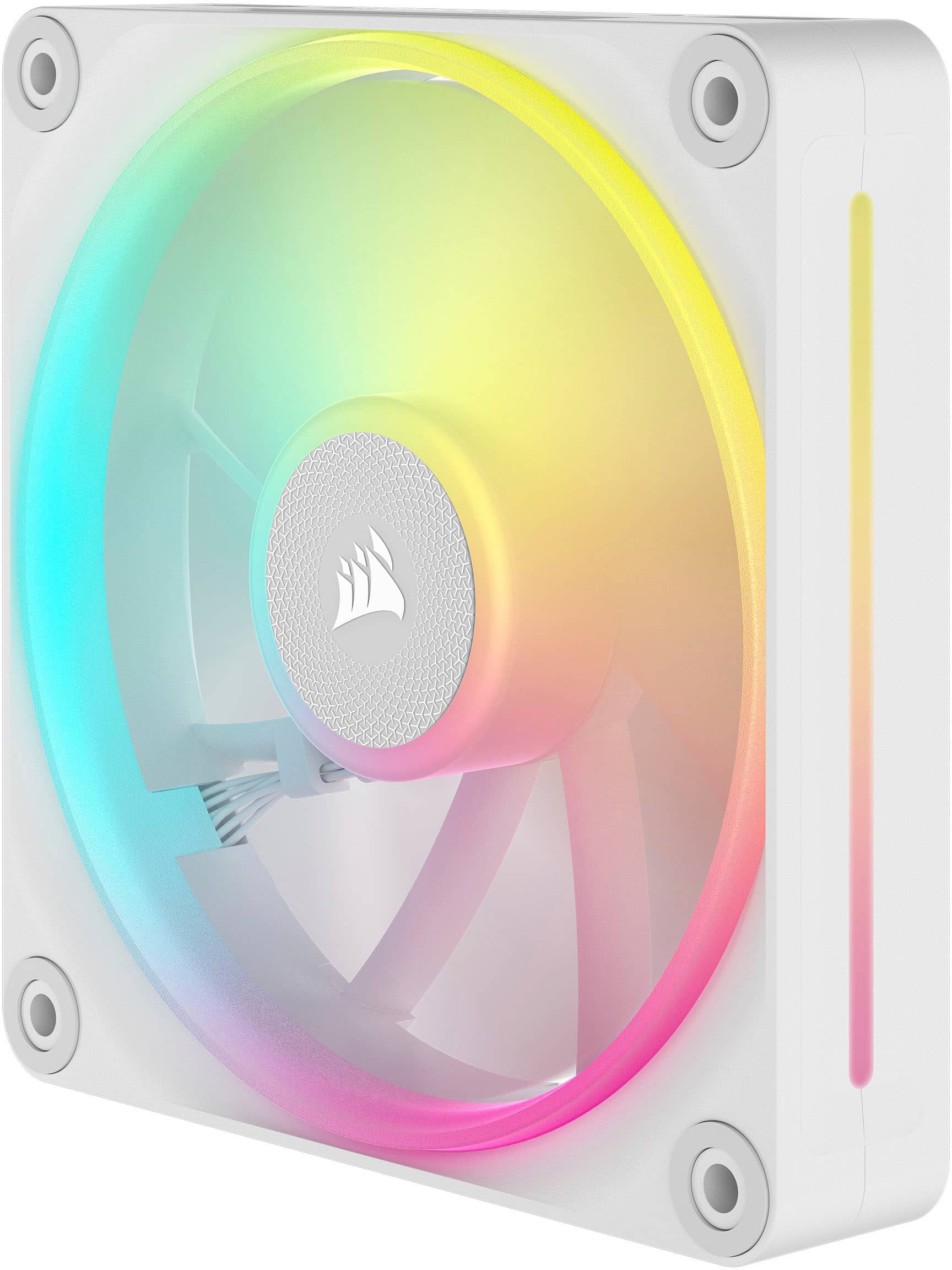 Alt View 17. CORSAIR - iCUE LINK LX120 RGB 120mm PWM Fan Expansion - White.