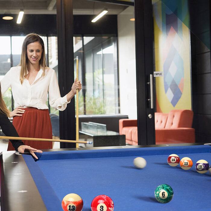 Alt View 3. GSE Games & Sports Expert - 2 1/4-Inch Marble Swirl Professional Regulation Size Billiards Pool Balls Set, Standard 16 Balls Set - Standard Style.