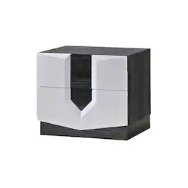 Global Furniture USA - Contemporary Hudson Hg Nightstand - White