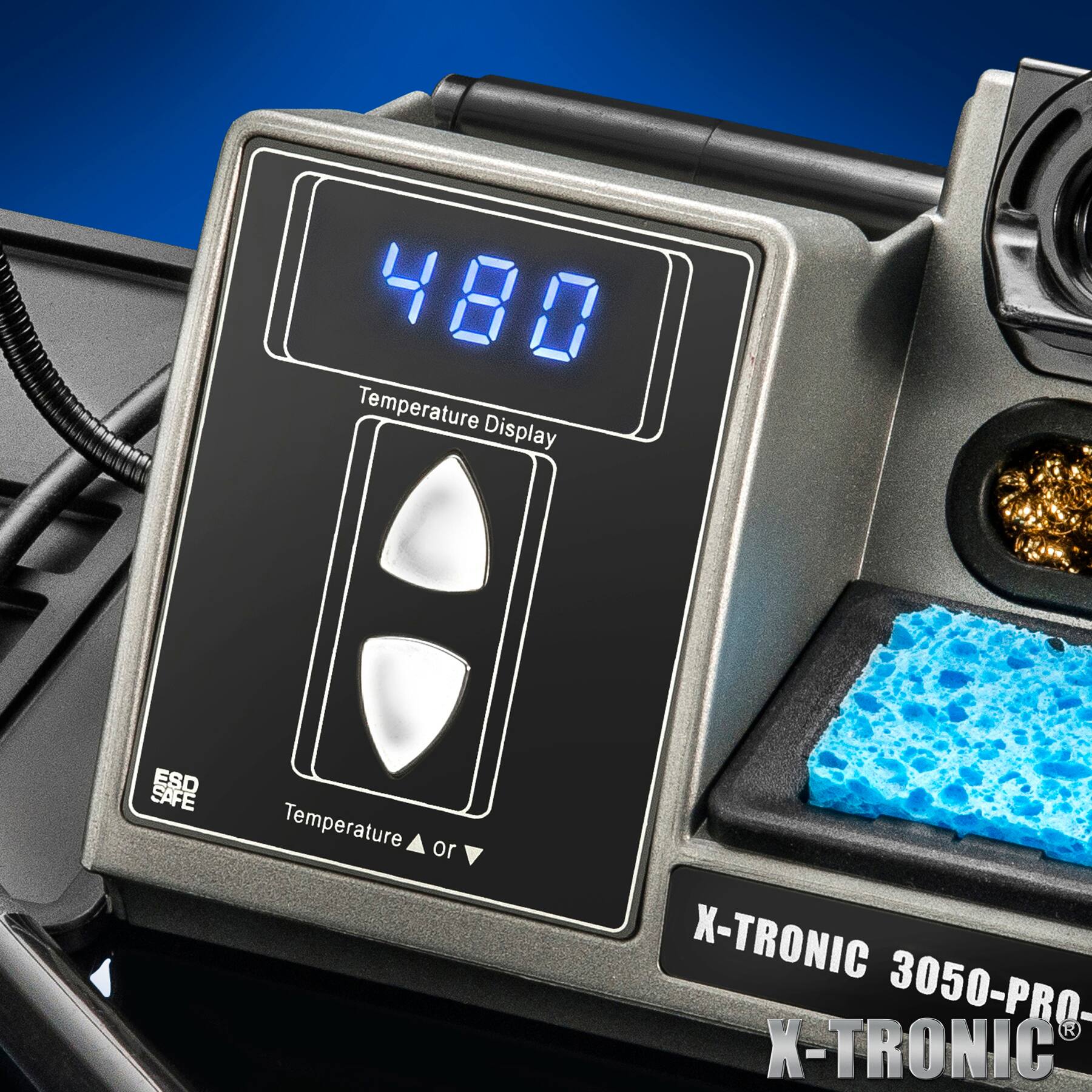 480 Temperature Display  
SAFE ESD  
Temperature or  
X-TRONIC 3050-PRO  
X-TRONIC