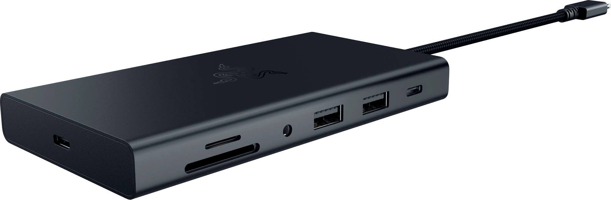 Alt View 19. Razer - USB C Dock Station with 11 Ports for PC and Mac - Black.