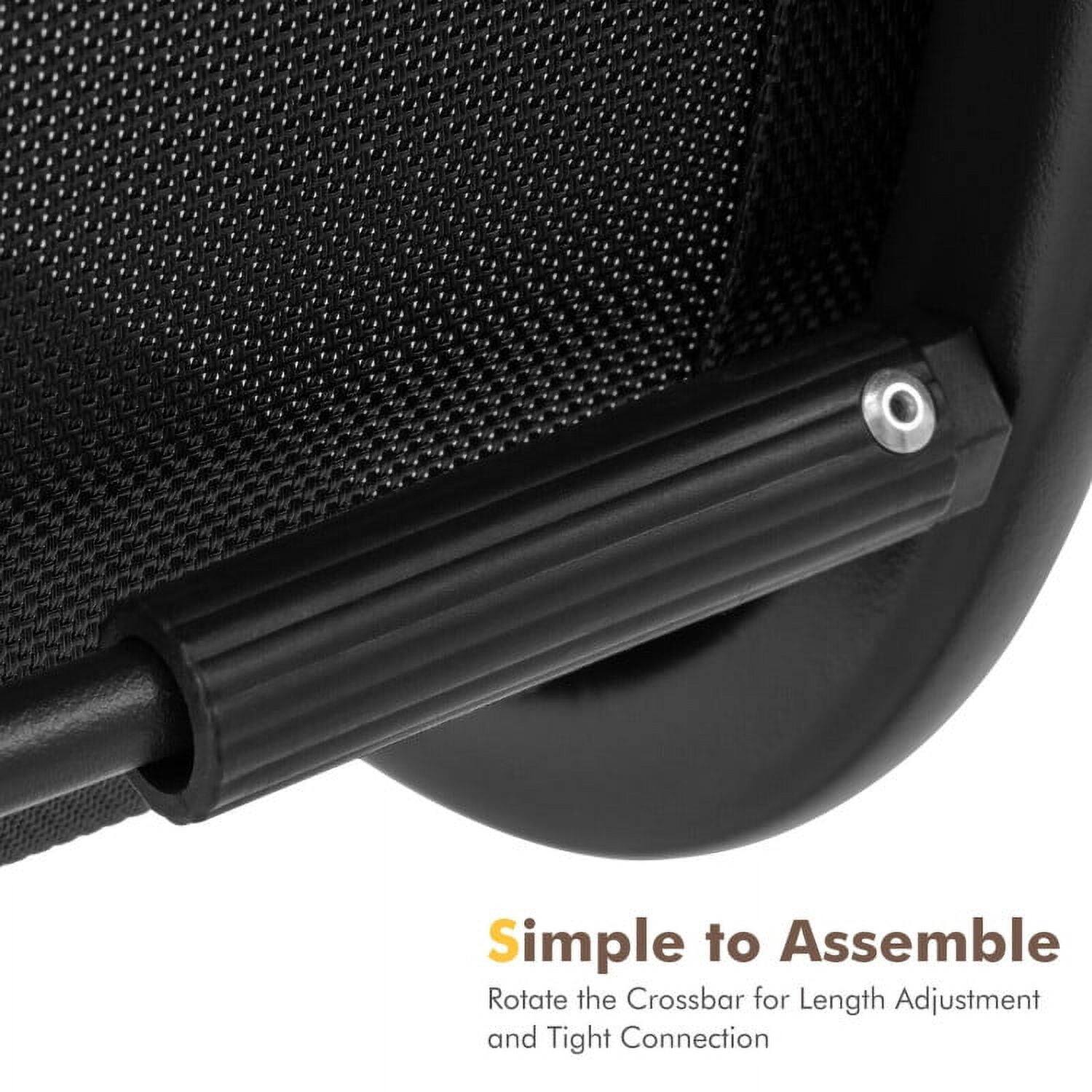 Simple to Assemble  
Rotate the Crossbar for Length Adjustment and Tight Connection