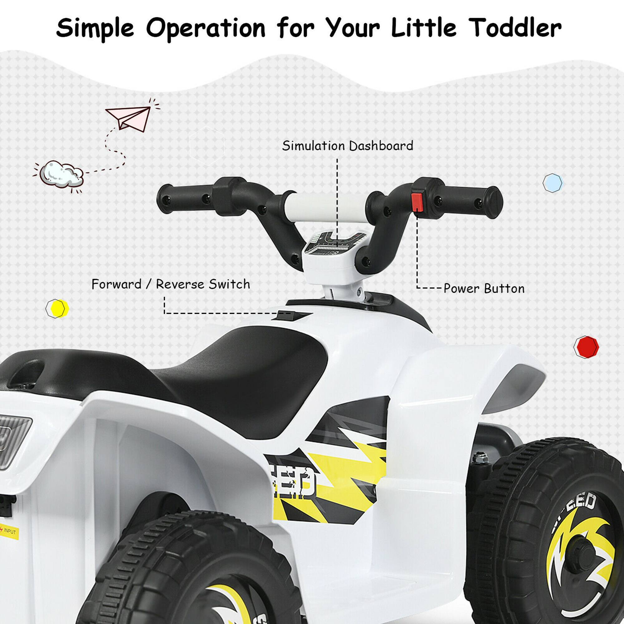 Simple Operation for Your Little Toddler

Simulation Dashboard

Forward / Reverse Switch

Power Button