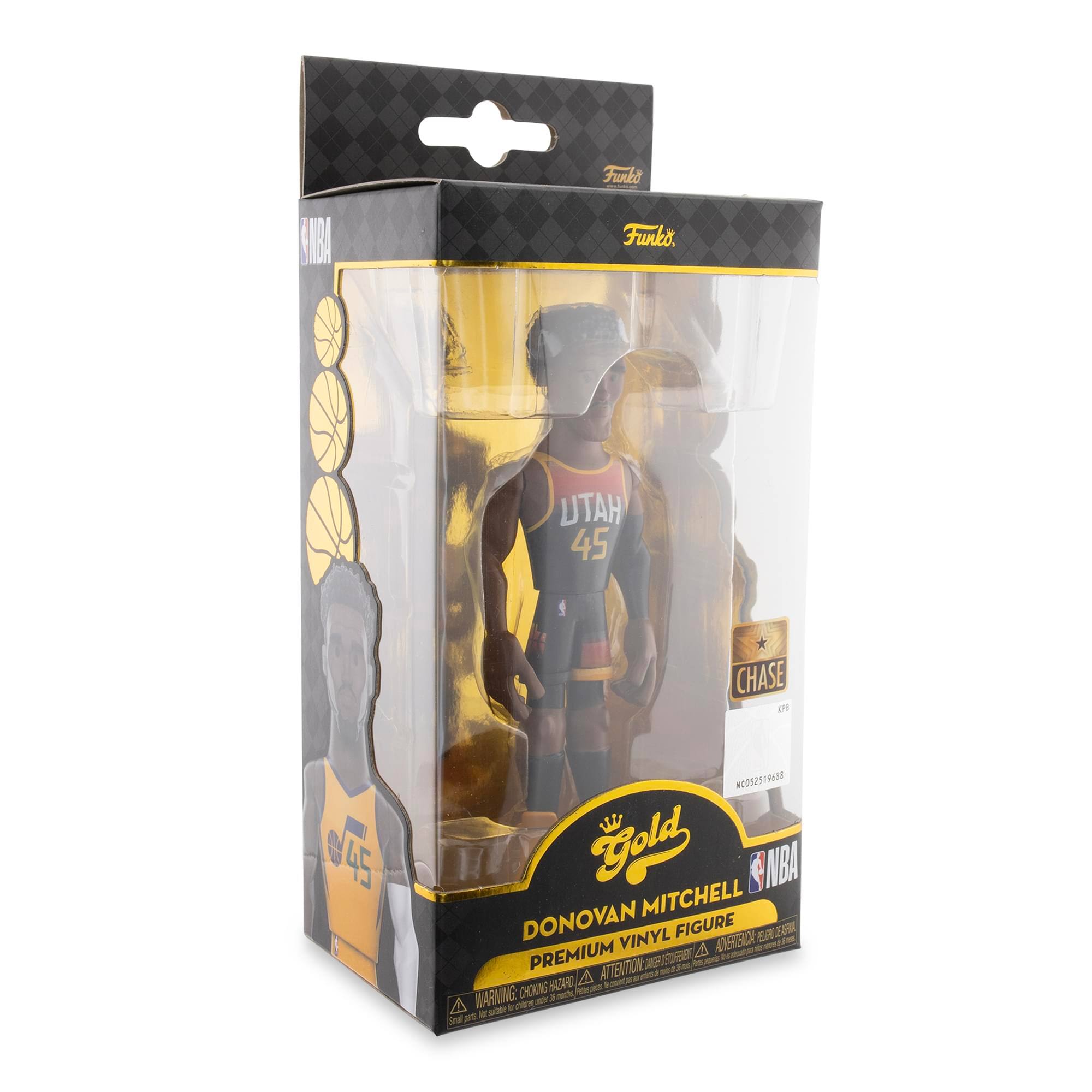 Funko Funko

HA 45 CHASE D 45 WOM MA Fold NBA MITCHELL DONOVAN VINYL FIGURE ANE SIECA EGM PREMIUM A ATTENTION MEUSUFGES A - CHCING HARD WARNING P a wt d de -

UTAH 45

CHASE K79

Gold NBA

DONOVAN MITCHELL PREMIUM VINYL FIGURE

WARNING: CHOKING HAZARD - Small parts. Not for children under 3 years.