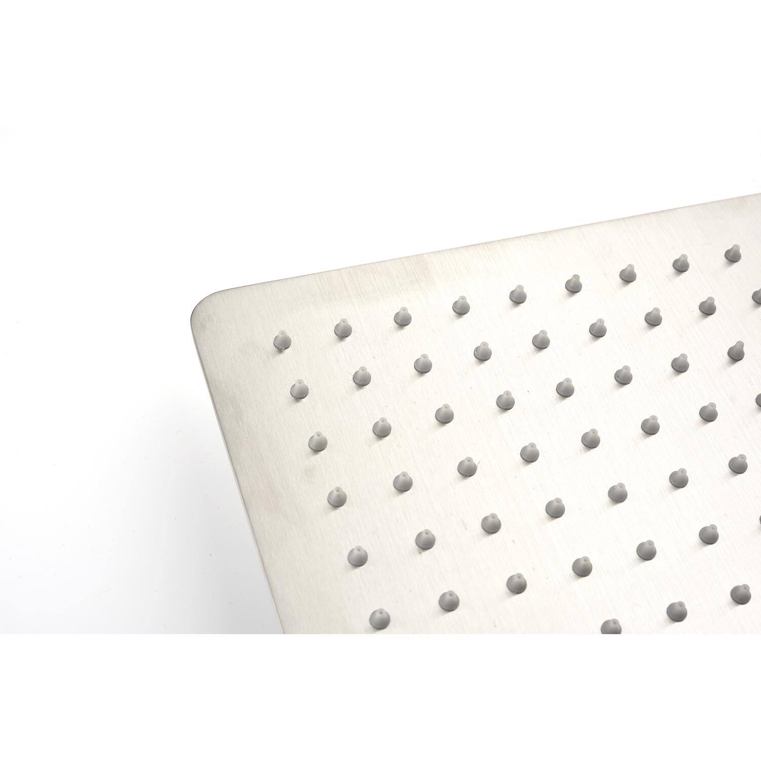 Left. APRILSOUL - 10 inch Rain Shower Head Systems Wall Mounted Shower - Brushed Nickel.