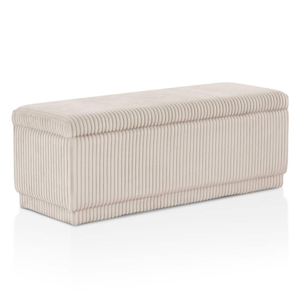 Furniture of America - Madin Storage Bench - Pink