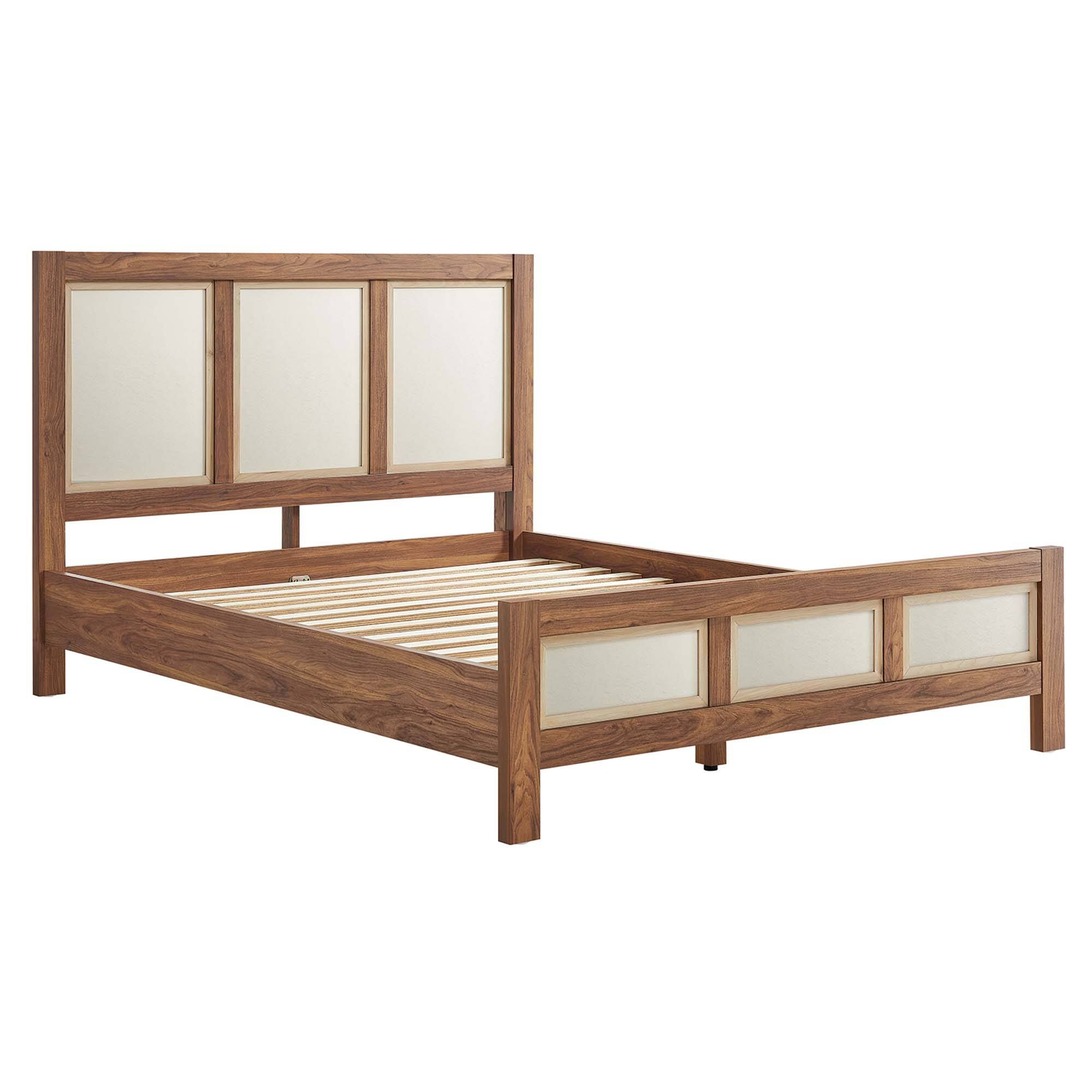 Alt View 1. Modway - Daisy Performance Velvet Queen Platform Bed - White.