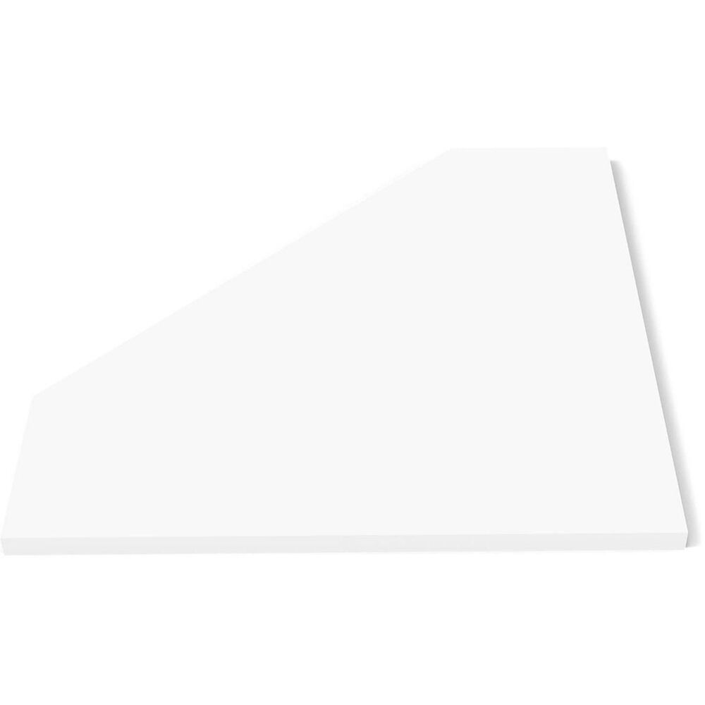 Angle. Glorious - GLORIOUS Modular Side Rack Adapter (White) - White.