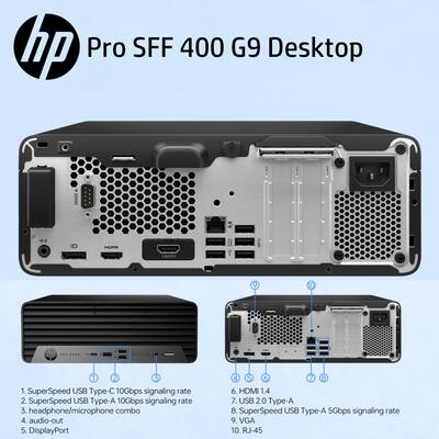 HP ProDesk 400 G9 SFF Desktop: Intel i7 12700, 64GB RAM, 2TB SSD HP ProDesk 400 G9 SFF Desktop: Intel i7 12700, 64GB RAM, 2TB SSD