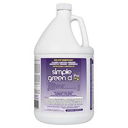 Simple Green - Pro 5 Disinfectant All-Purpose Cleaner, Unscented, 1 gal. (SMP30501) - Colorless to Pale Straw