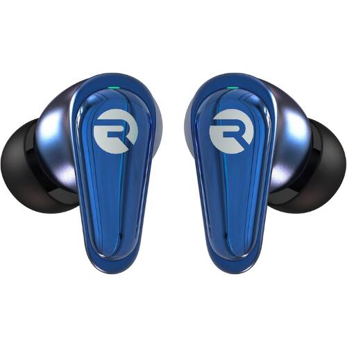 Angle. Raycon - Raycon Pro Wireless Bluetooth Earbuds with Hybrid ANC & Awareness Mode, 6 Mics, IPX5, 40-Hour Battery (Blue).