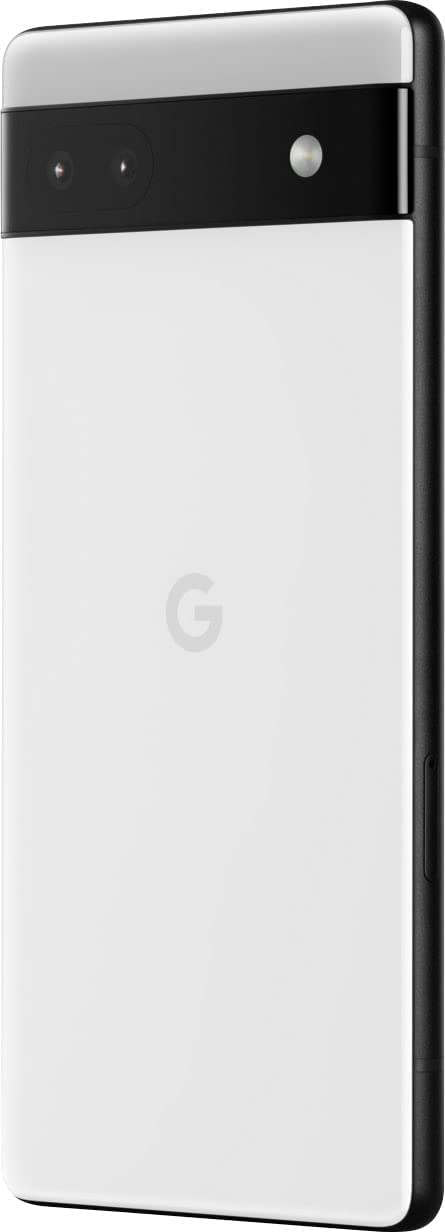 Back. Google - Google Pixel 6a GX7AS (Fully Unlocked) 128GB - Chalk.