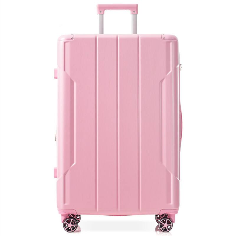 Alt View 6. HTUTWOO - Hardshell Luggage - 28-inch Expandable Checked Suitcase, Lightweight Durable ABS, Double Wheels - Pink.