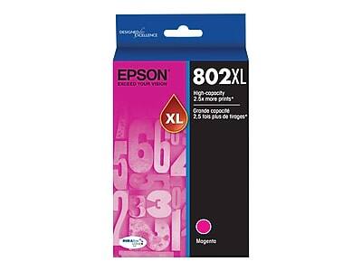 Epson - T802XL High Yield Ink Cartridge - Magenta