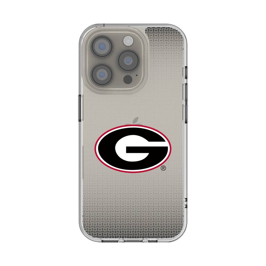 Keyscaper NCAA Georgia Bulldogs Linen Logo iPhone Clear Case 16e Multicolor 201332346 - Best Buy