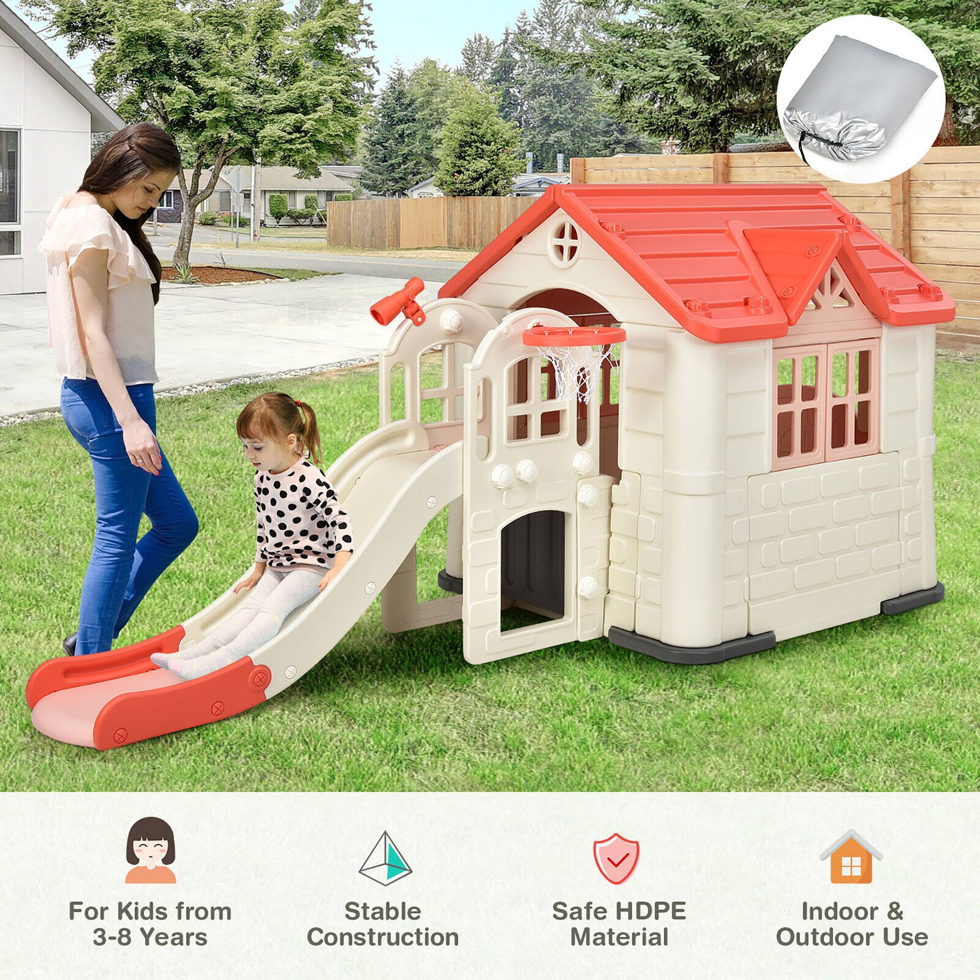 For Kids from 3-8 Years  
Stable Construction  
Safe HDPE Material  
Indoor & Outdoor Use