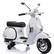 Alt View 5. Best Ride On Cars - Vespa scooter 12V - White.