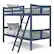 Front. Storkcraft - Caribou Solid Hardwood Twin Bunk Bed - Navy.