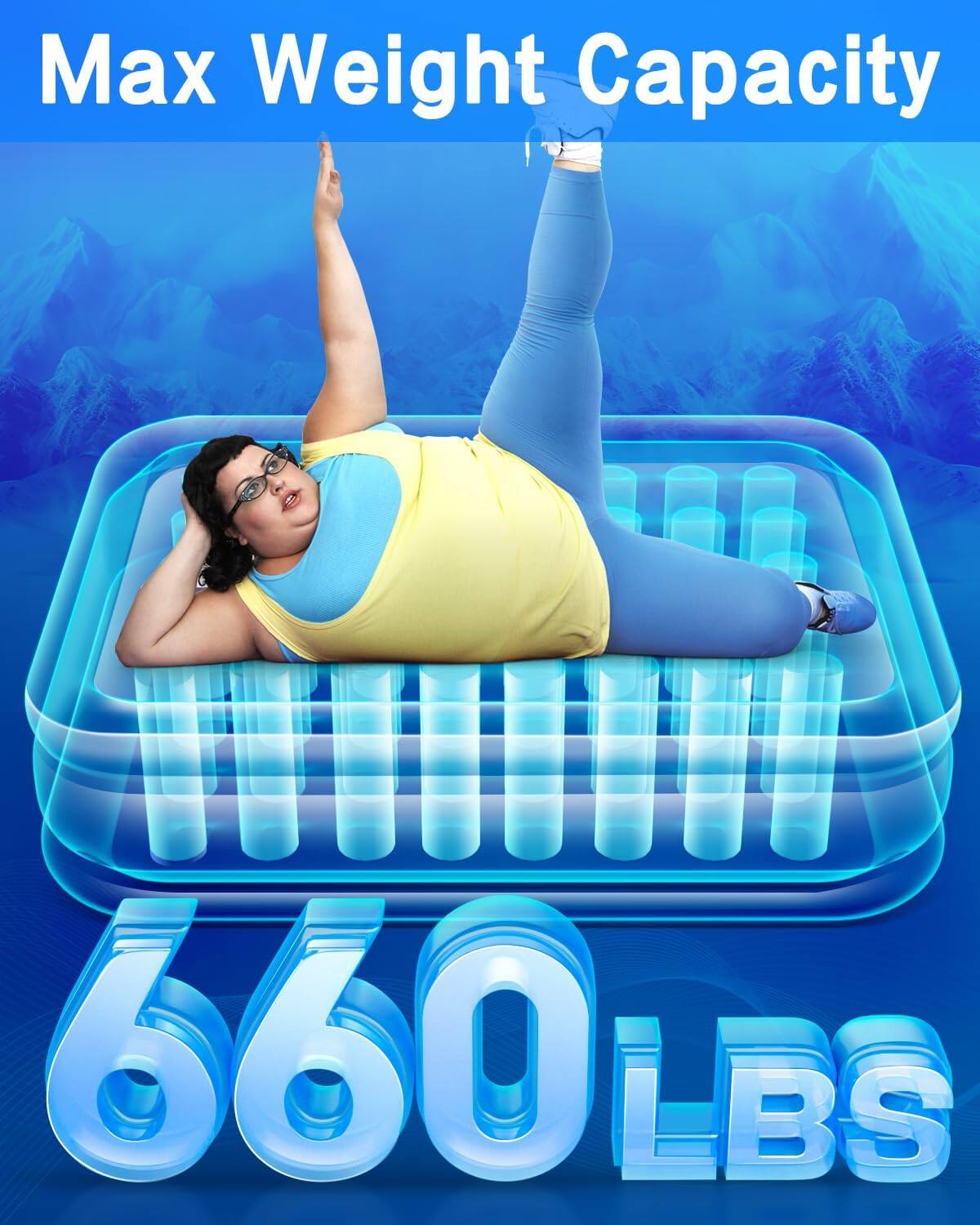 Max Weight Capacity  
660 LBS