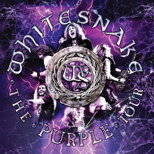 Sure, here is the corrected and grouped text:

- "Whitesnake"
- "The Purple Tour"
- "m Mo J F A C8 D m of MBuS T19 : sn E SERPERS THE TOUR D PURPLE"