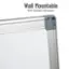 Alt View 14. Mind Reader - Dry Erase Magnetic White Board, Wall Mount with Eraser Marker Shelf, Office, 35.5"L x 23.5"W x 0.5"D - White.
