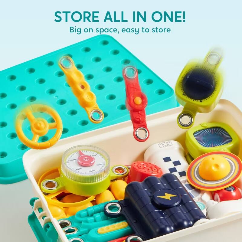 STORE ALL IN ONE!  
Big on space, easy to store