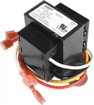H V PRI. HORPO o R SEC. COM CLASS 2 CLASS SEC.:24VAC YEL.-RED. YEL. WHT.-BLK. 120V 50/60Hz 2 40VA TRANSFORMER C DJN 4011OF IR Made in E181503 US China
