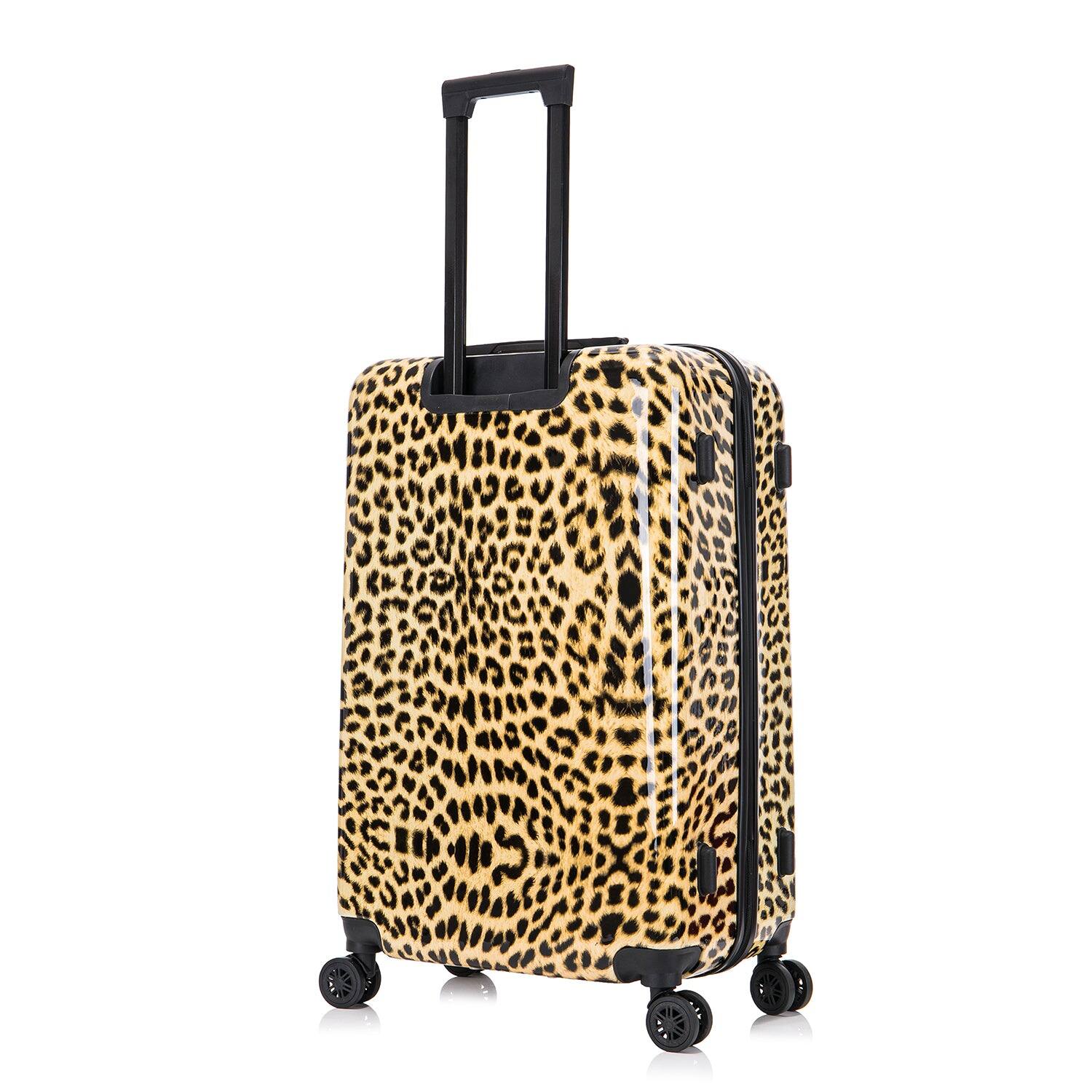 Alt View 1. InUSA - Cheetah Prints lightweight hardside Spinner Luggage 28" - CHEETAH.