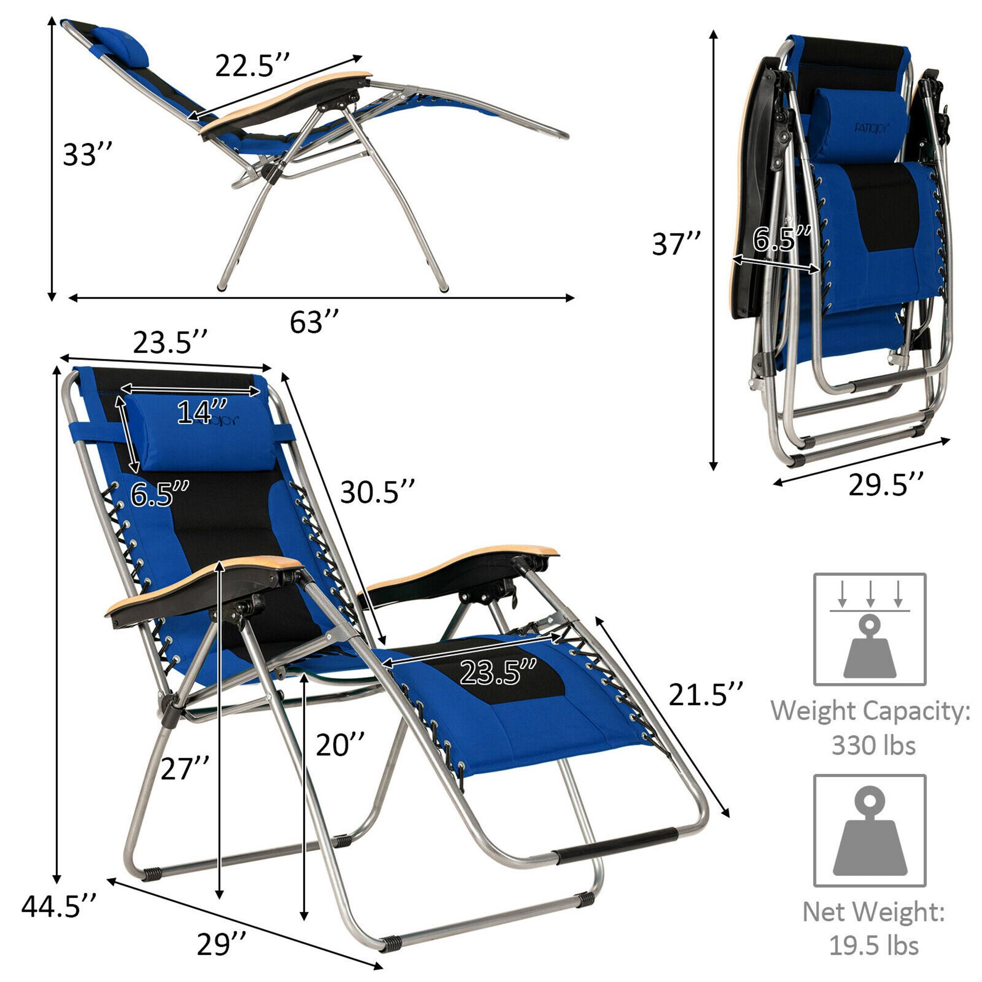22.5"  
33"  
37"  
6.5"  
23.5"  
63"  
14"  
30.5"  
29.5"  
27"  
20"  
23.5"  
21.5"  
44.5"  
29"  

Weight Capacity: 330 lbs  
Net Weight: 19.5 lbs