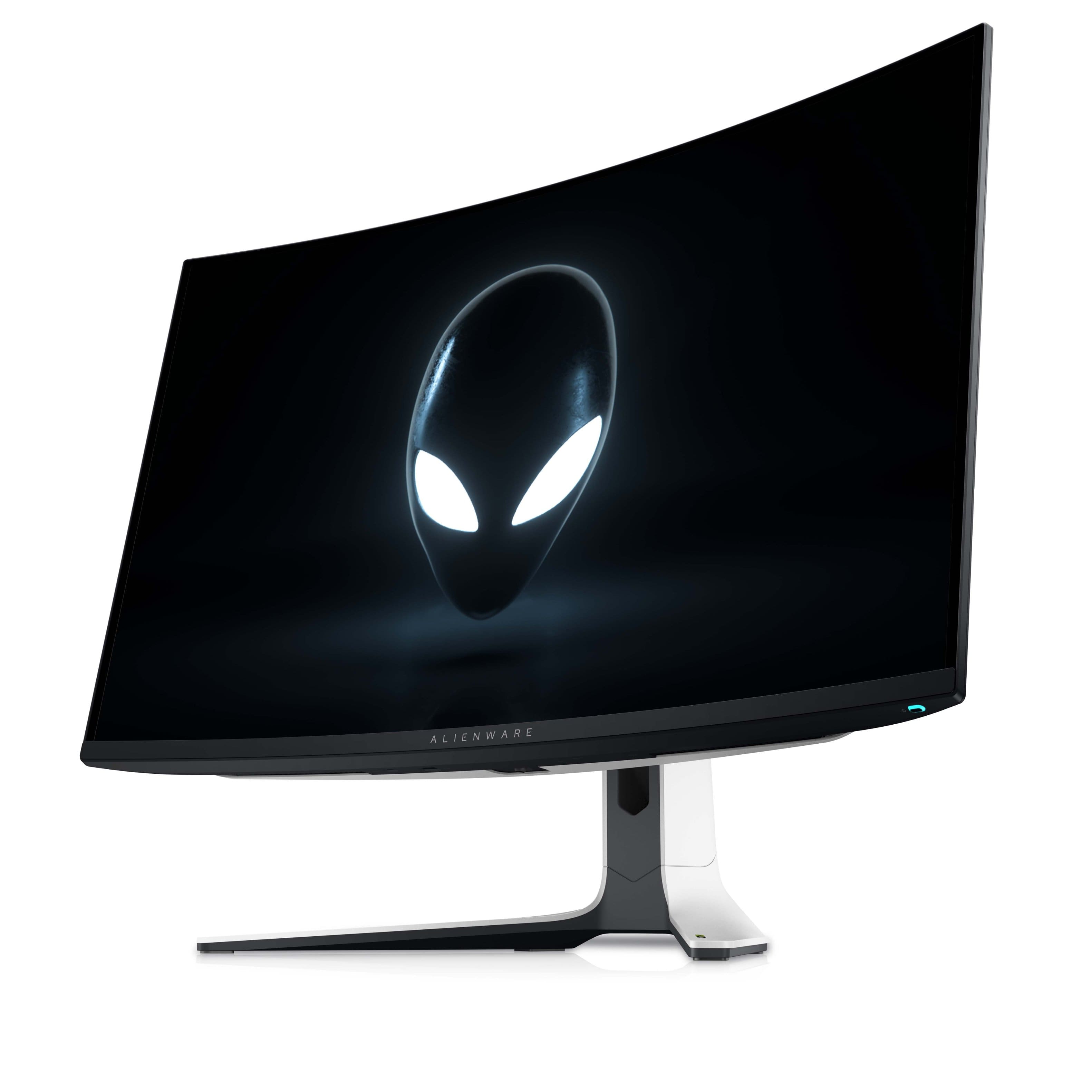 Alt View 23. Alienware - AW3225QF 31.6" QD-OLED Curved 4K UHD 240Hz .03-ms G-SYNC Gaming Monitor with HDR (HDMI, USB-C) - Lunar Light.