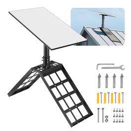 VEVOR - Starlink Gen 3 Roof Mount, 45-135° Adjustable Angle Mounting Roof Ridge Pole Adapter, Heavy-Duty Steel Starlink Standard - Black