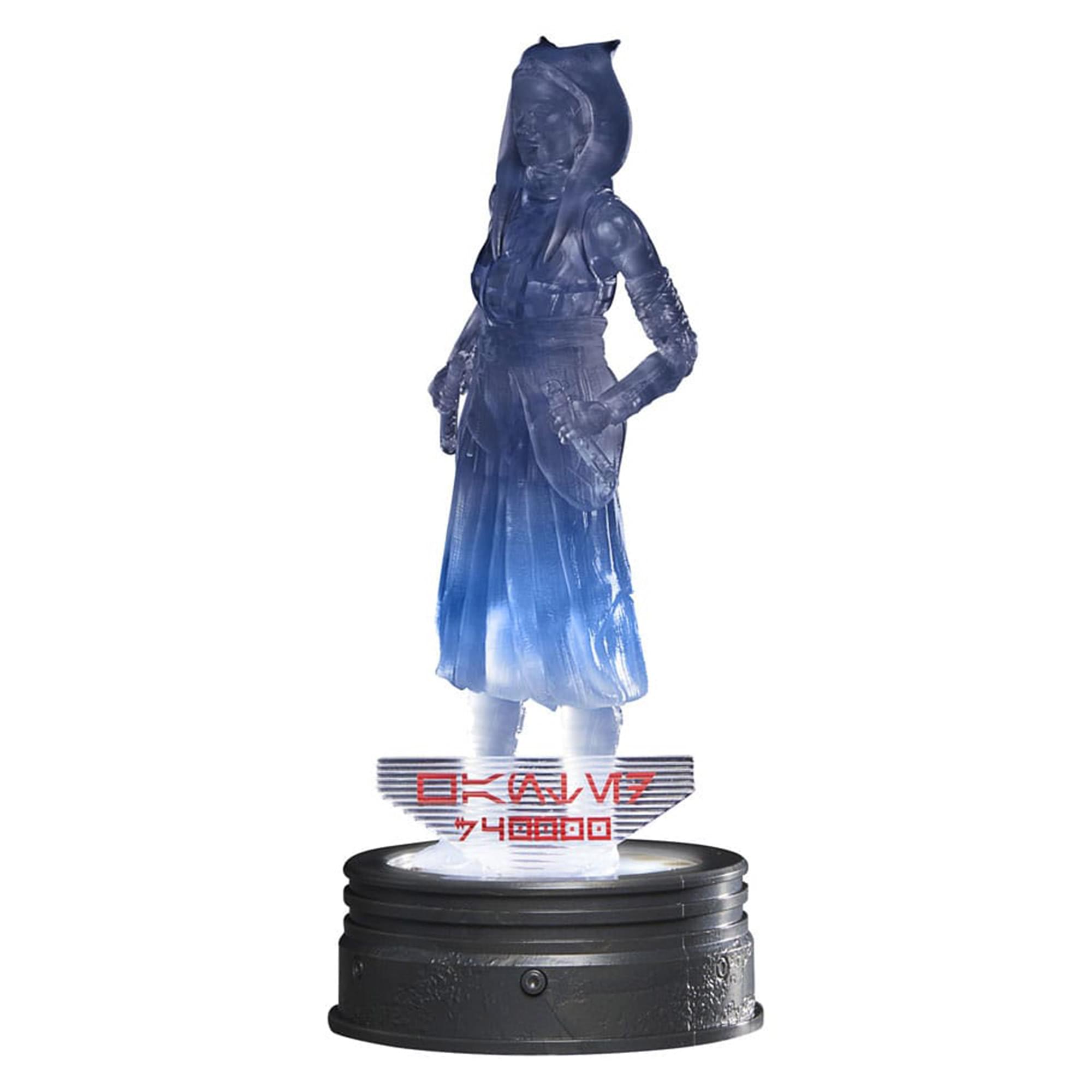 Alt View 2. Hasbro - Star Wars Black Series 6 Inch Action Figure | Ahsoka Tano (Light-Up Holopuck) - Blue.
