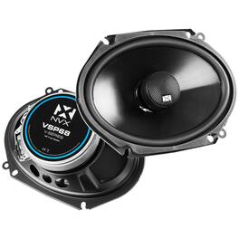 NVX - VSP68 600W Peak (200W RMS) 6x8in V-Series 2-Way Coaxial Speakers with 25mm Silk Dome Tweeters