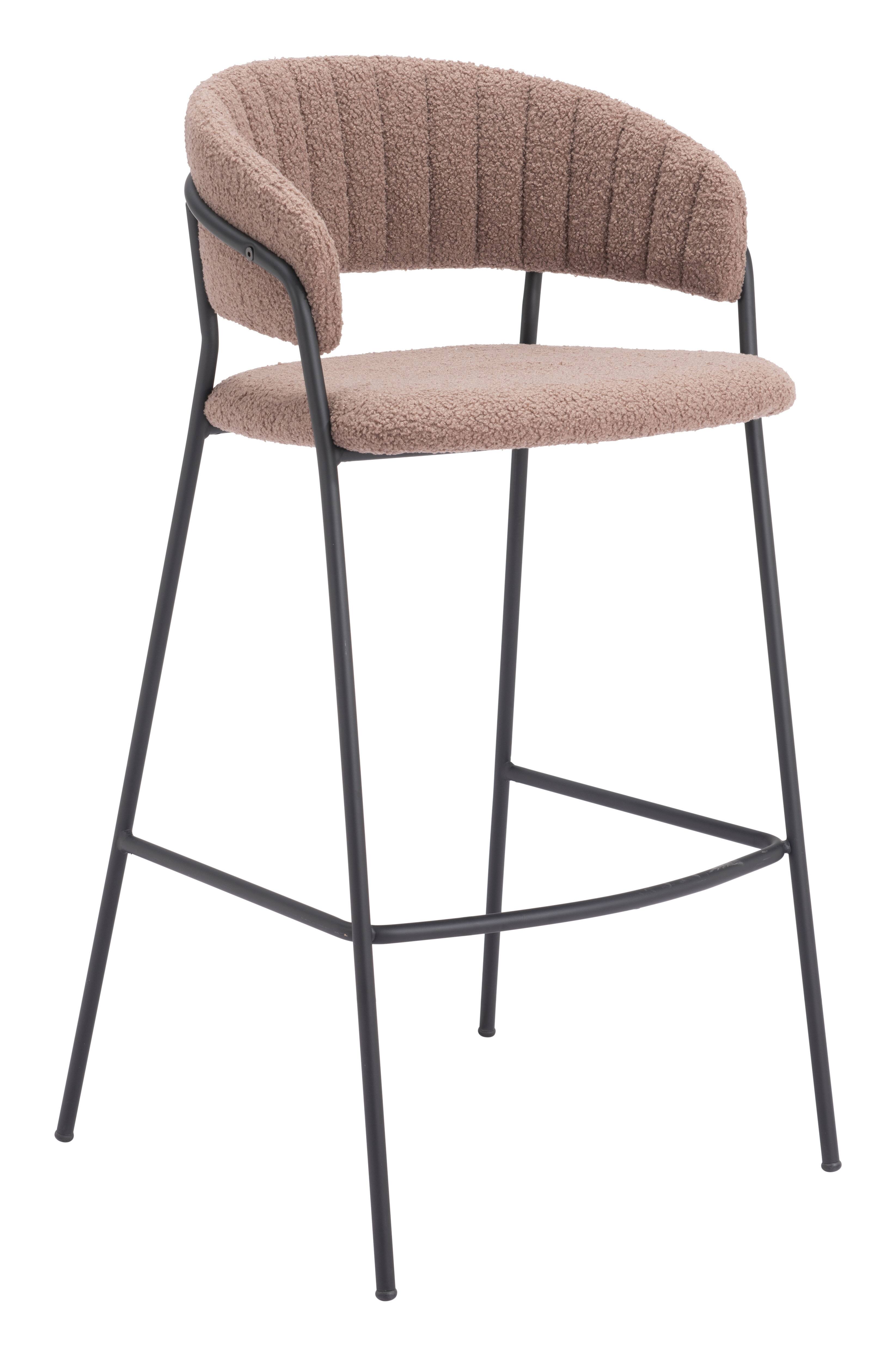 Hivvago - Josephine Barstool (Set of 2) - Brown