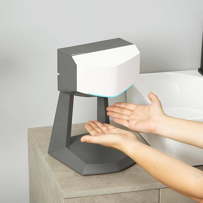 Alt View 2. RevSquared - REVSQUARED Hand Dryer for Home, Bathrooms Commercial Hand Dryer with Air Filter - white.