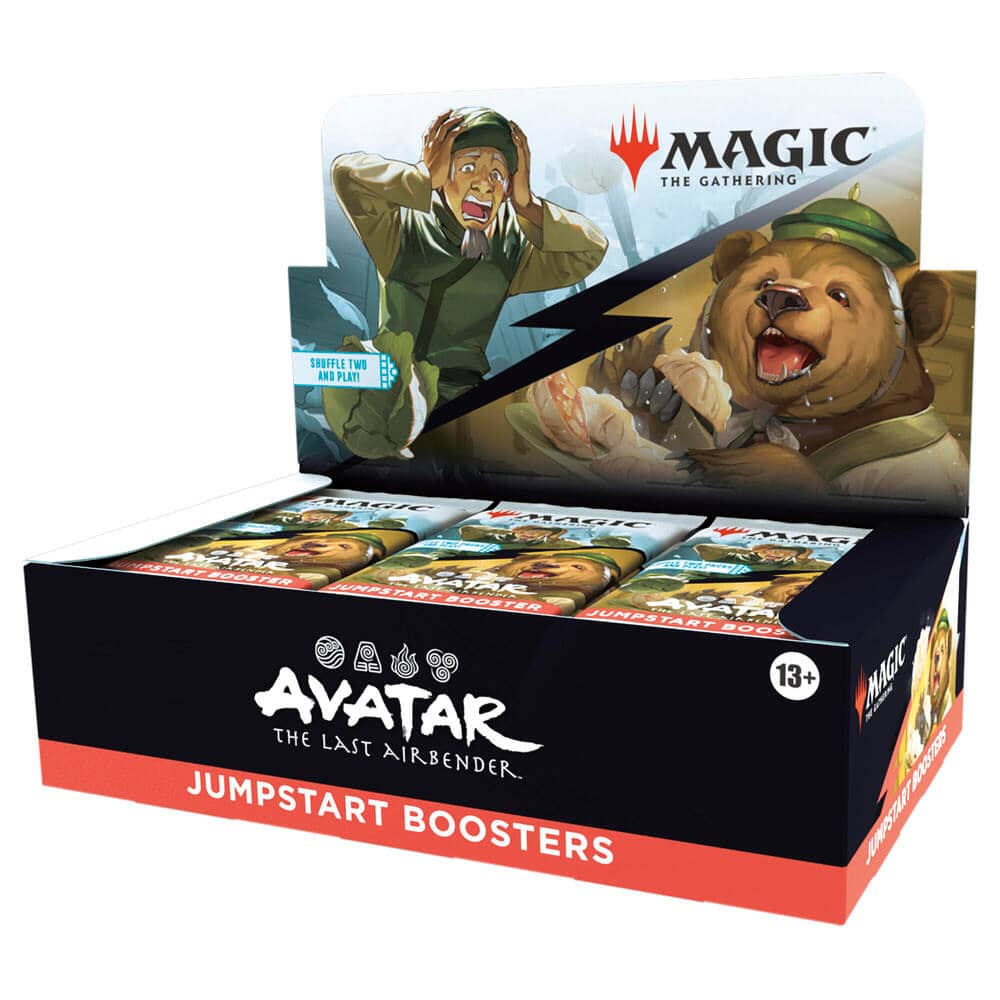 Magic The Gathering - Wizards of The Coast - Magic: The Gathering Avatar: The Last Airbender Jumpstart Booster Box Display