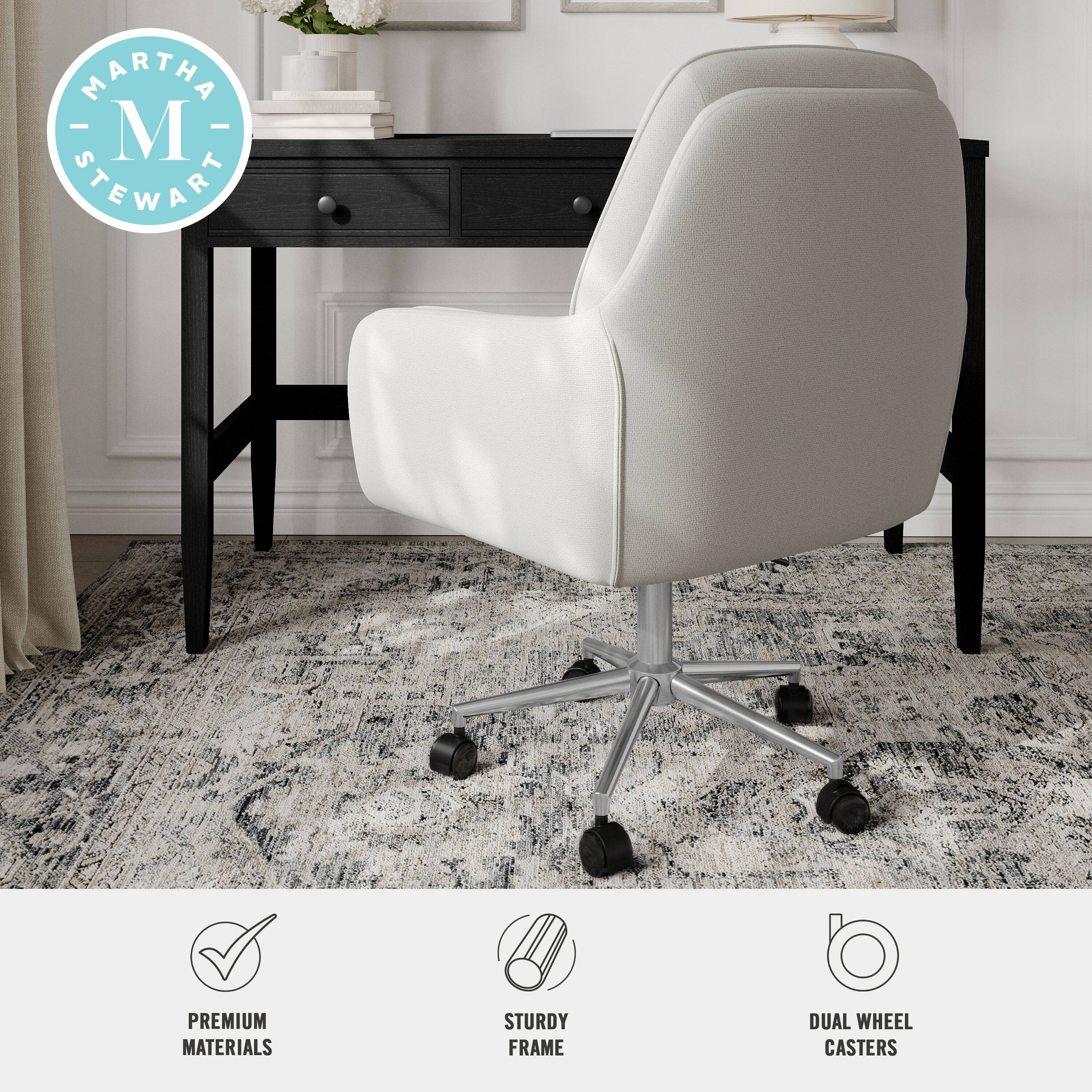 MARTHA STEWART PREMIUM MATERIALS O STURDY FRAME O DUAL WHEEL CASTERS
