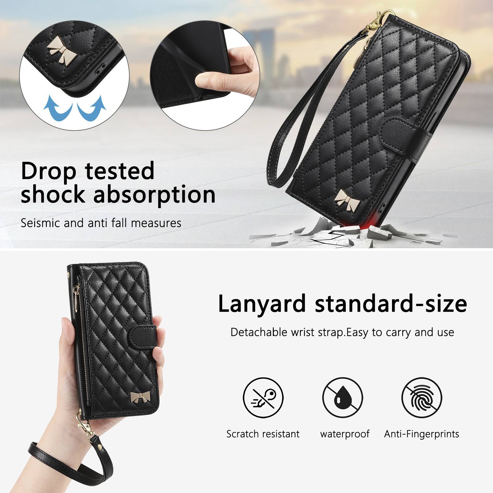 - Drop tested shock absorption
  - Seismic and anti fall measures

- Lanyard standard-size
  - Detachable wrist strap
  - Easy to carry and use

- Scratch resistant
- Waterproof
- Anti-Fingerprints