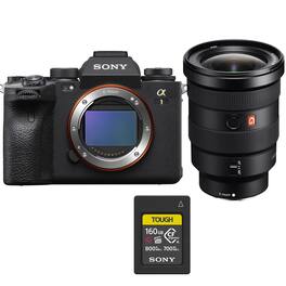 Bundle - Sony - Alpha 1 Full Frame Mirrorless Digital Camera with FE 16-35mm f/2.8 GM Lens, 160GB Cfexpress Card