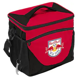Logo Brands - New York Bulls 24-Can Cooler Tote - Red
