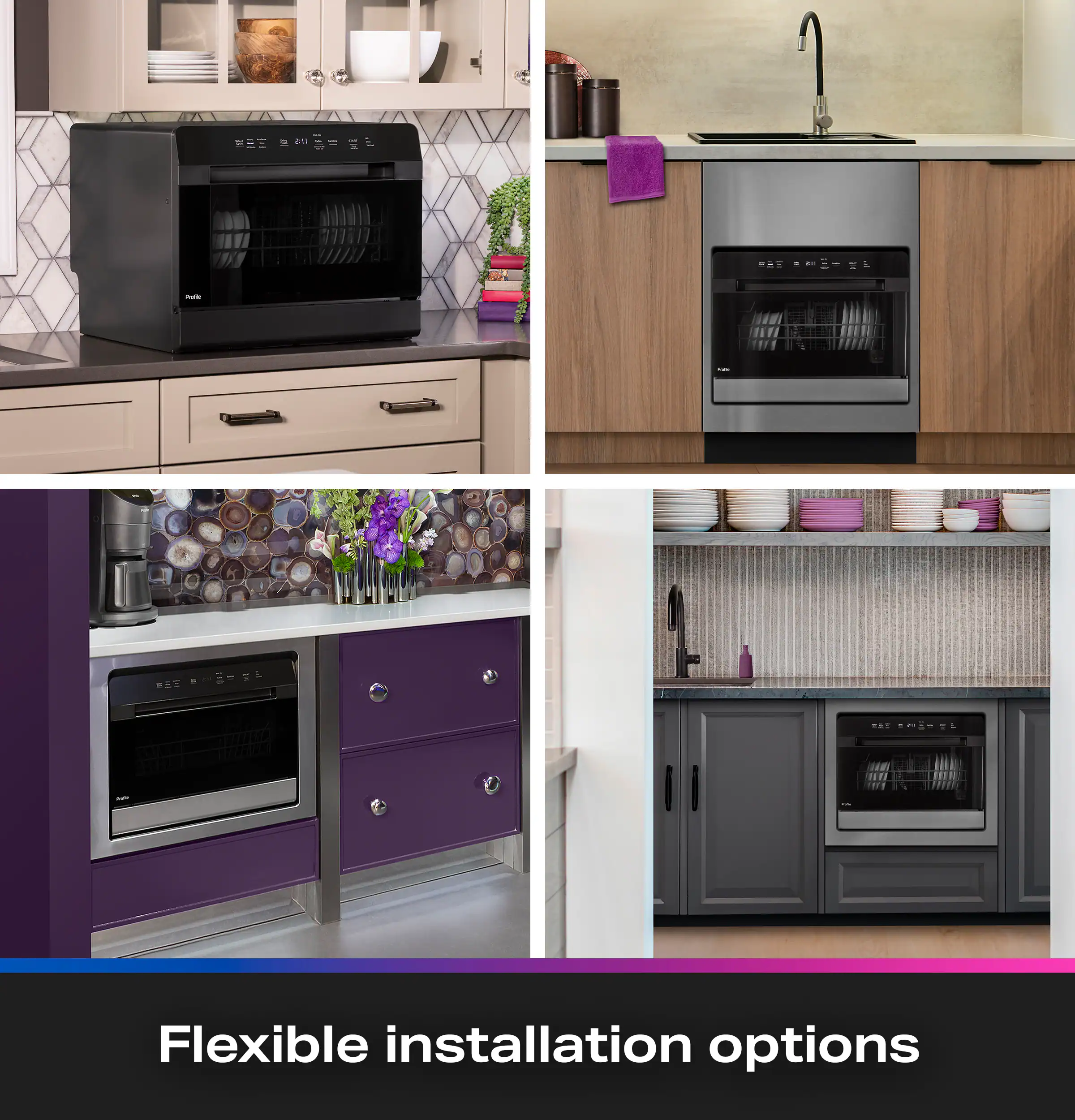 Flexible installation options