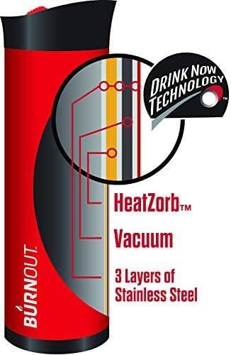 Now TECHNOLOGY DRINK BURNOUT HeatZorb™ Vacuum 3 Layers of Stainless Steel