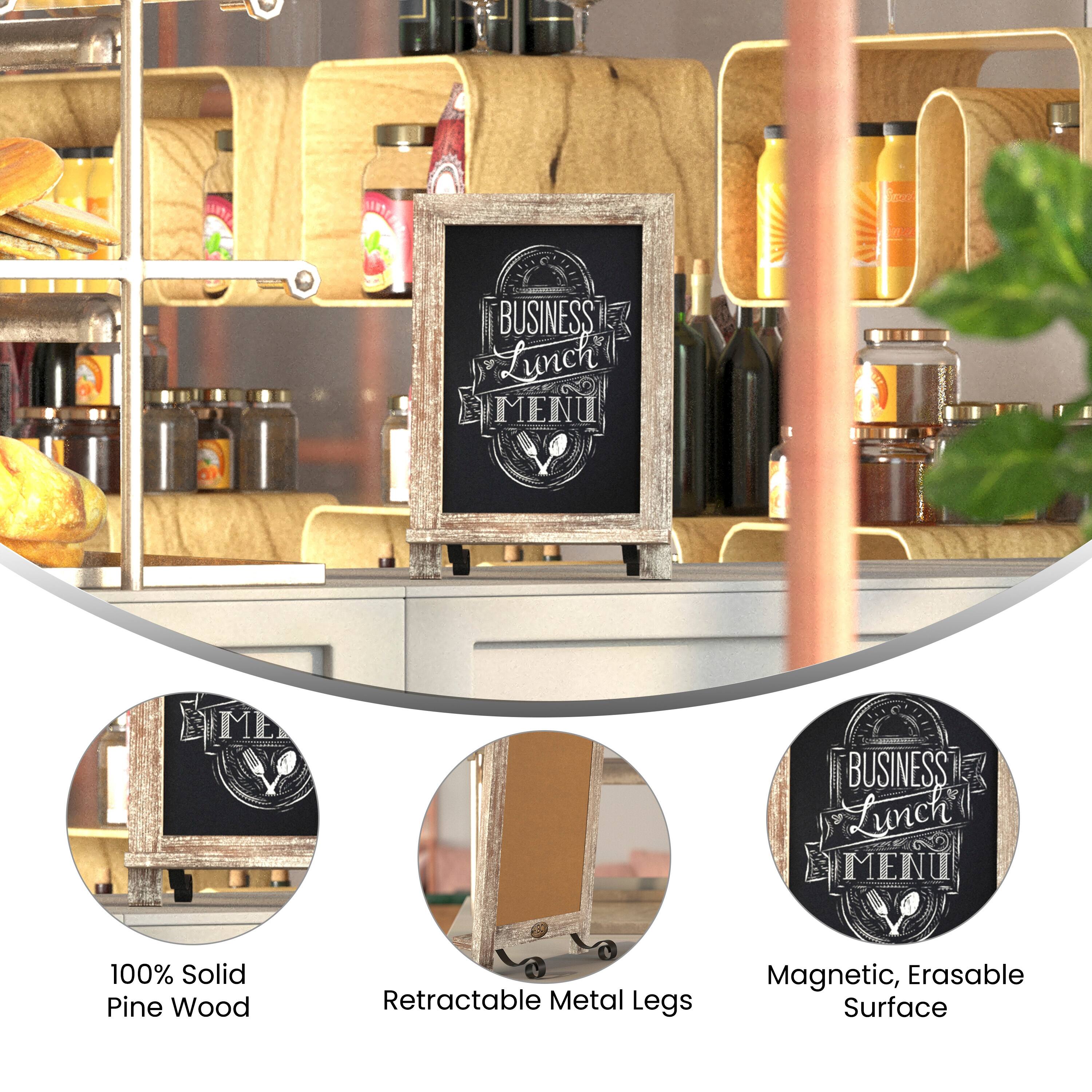 SCE - BUSINESS Lunch CH MENU - ME NSTICA BUSINESS: Lunch MENU

100% Solid Pine Wood
Retractable Metal Legs
Magnetic, Erasable Surface