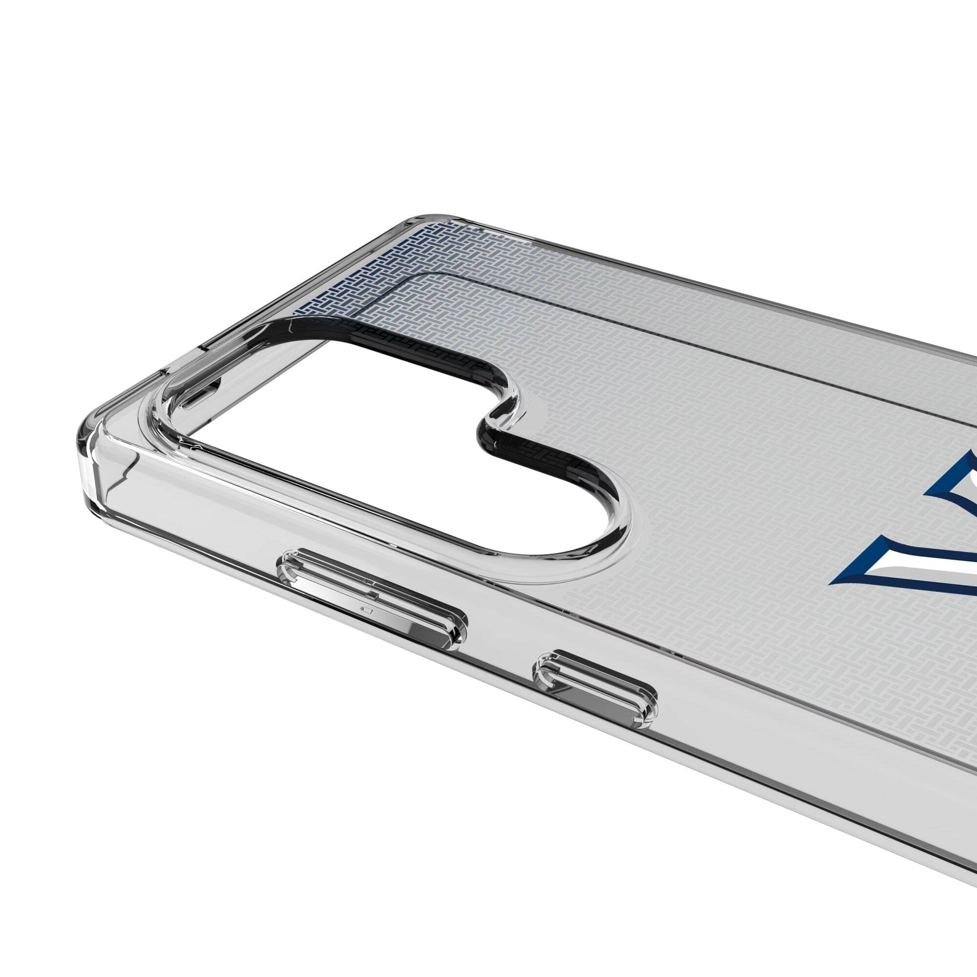 Alt View 2. Keyscaper - Virginia Cavaliers Linen Logo Galaxy Clear Case - S23 Ultra - Multicolor.