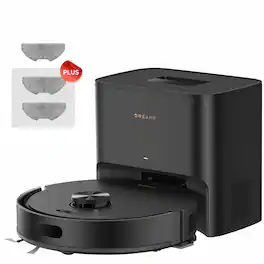 Dreame - C30 Plus Robot Vaccum and Mop, 19KPa Suction, Anti-Tangling, Auto-Empty, Deep Carpet Cleaning, Smart Navigation - Black