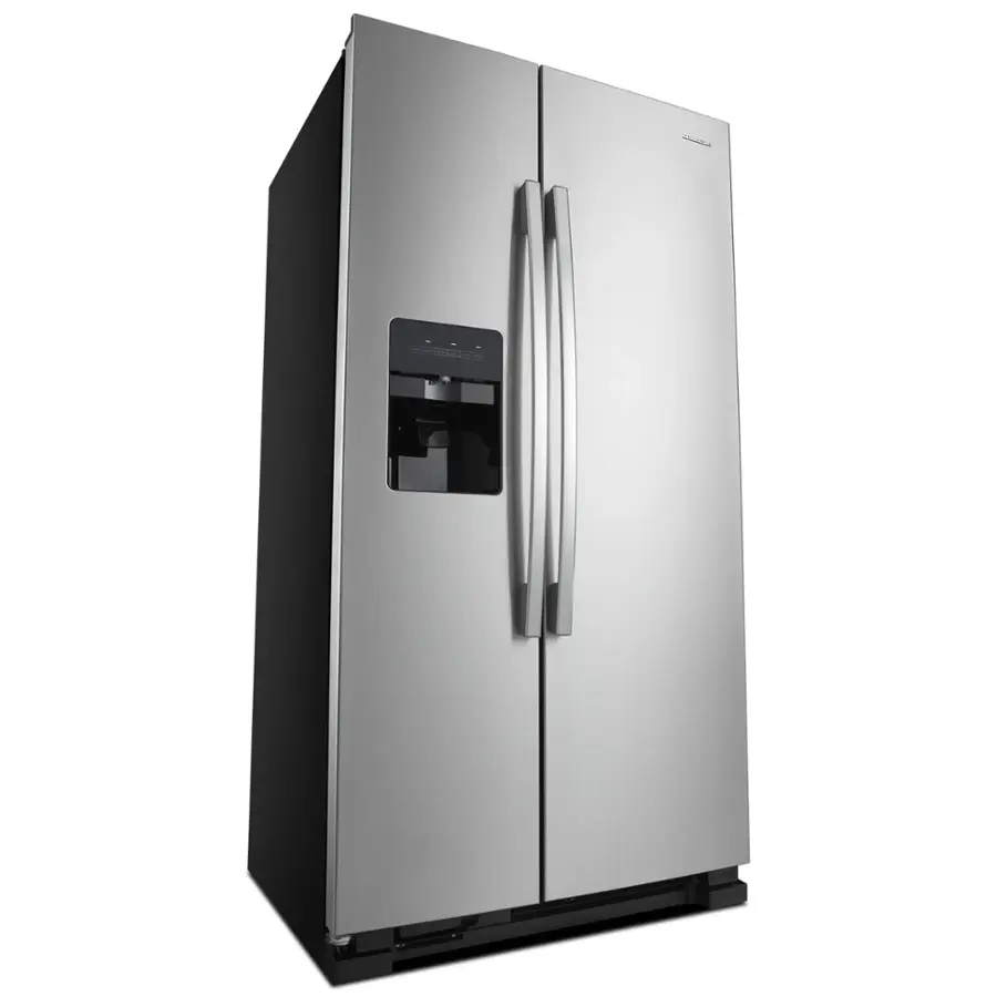 Alt View 18. Amana - 24.5 Cu. Ft. Side-by-Side Refrigerator with Water and Ice Dispenser - Stainless steel.