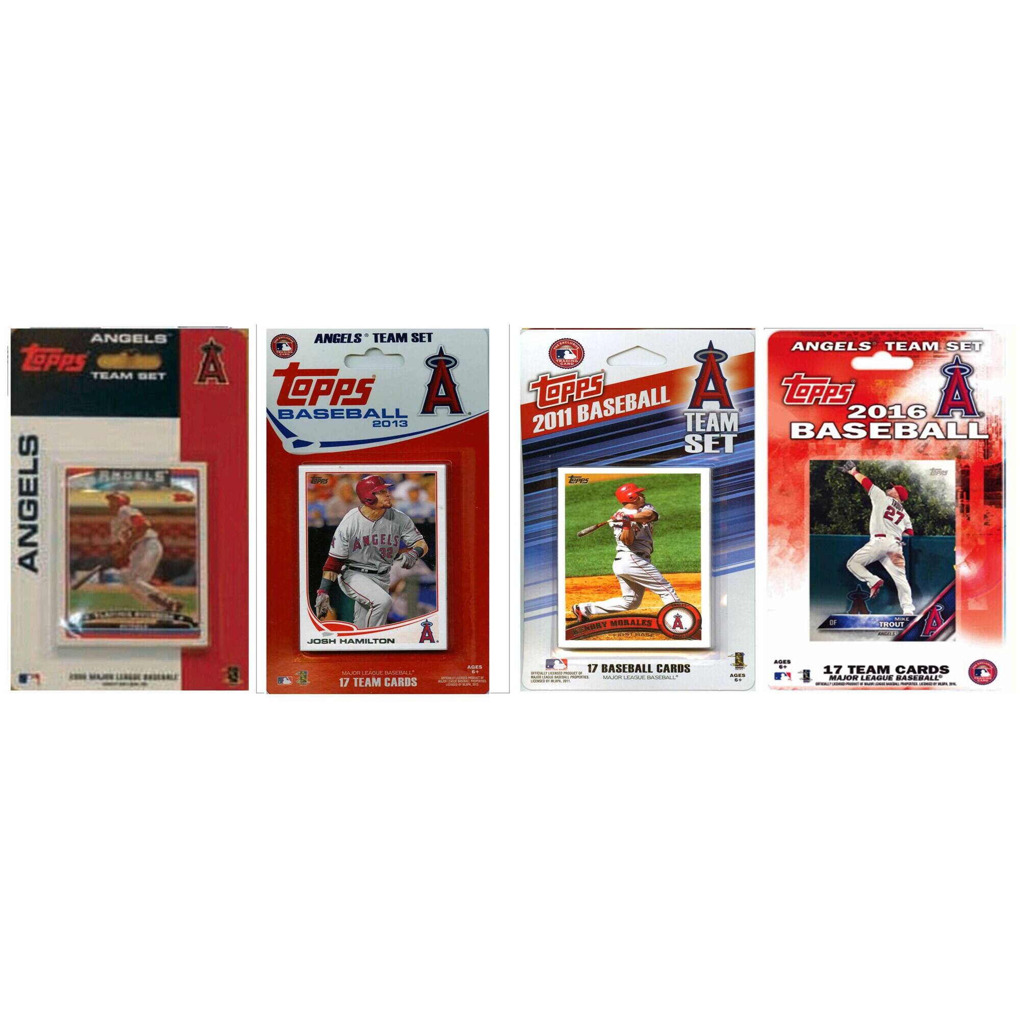 C&I Collectibles - Los Angeles Angels Team Multi-Season Trading Card Set - Multicolor price history on PriceWatchPro
