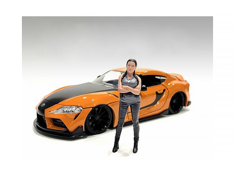 Left. American Diorama - "Car Meet 3" Figure 7 for 1/18 Scale Models by American Diorama - Multi.